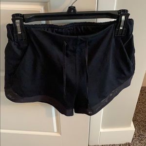Black lulu lemon shorts